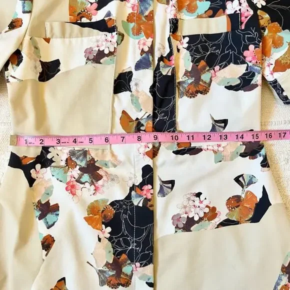 3.1 Phillip Lim Target Floral Zip Shirt Dress size medium - Picture 9 of 14